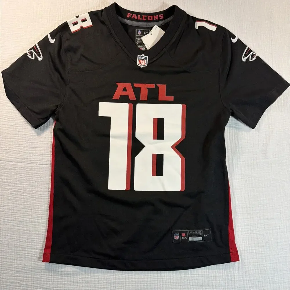 Atlanta Falcons Nike On Field NFL Kirk Cousins #18 Jersey Youth Medium M Black